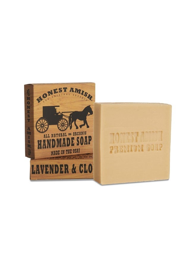 Honest Amish - Honest Amish Natural Lavender and Clove Soap Bar - Image 1