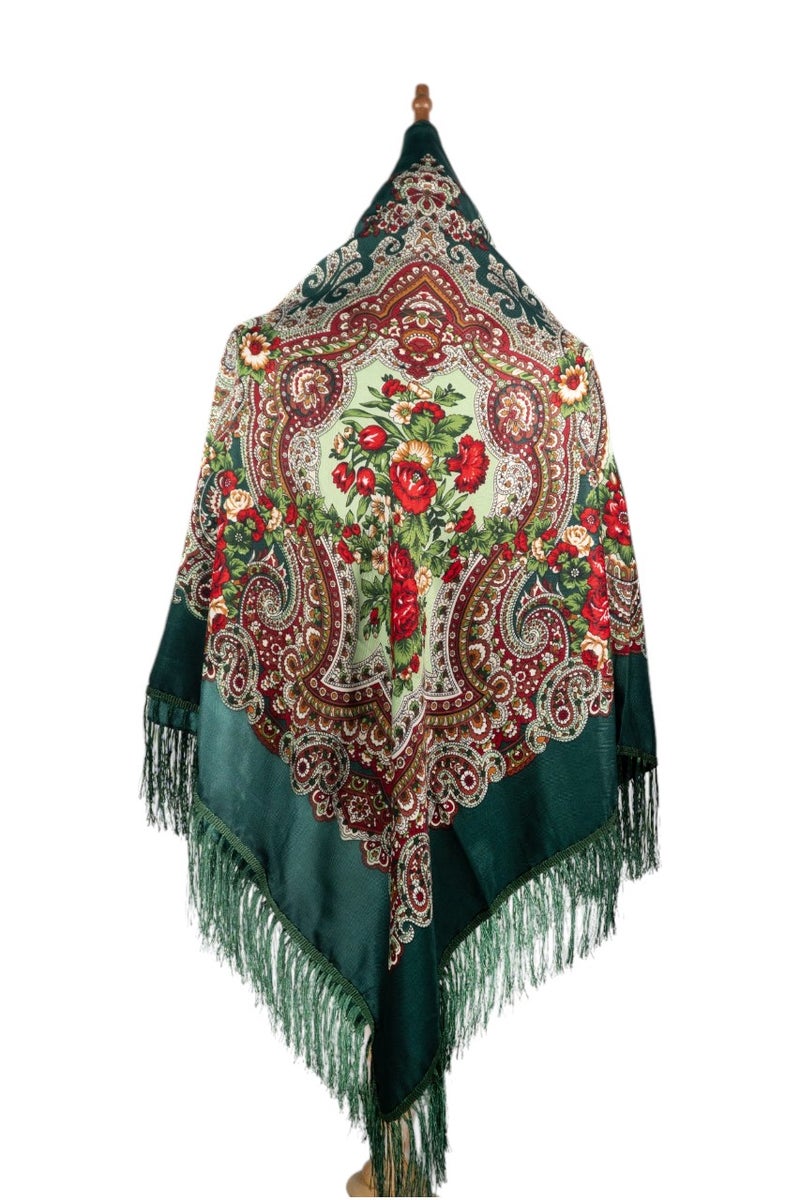 دىدانيالا شال نسائي قطن بشراريب من أولغا - Image 3