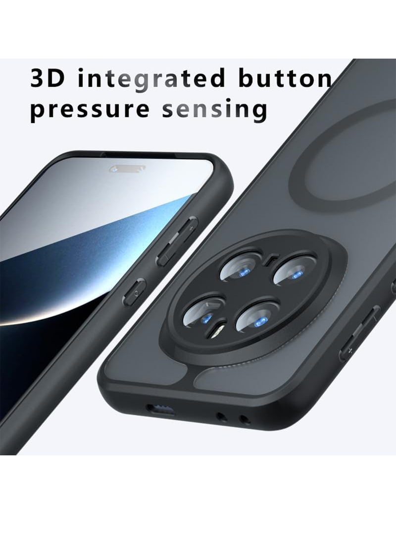 اووكاي جراب متوافق مع Honor Magic 7 Pro، متوافق مع MagSafe، متوافق مع Honor Magic 7 Pro 5G جراب مدمج مضاد للصدمات للهاتف الخلوي (أسود) - Image 5