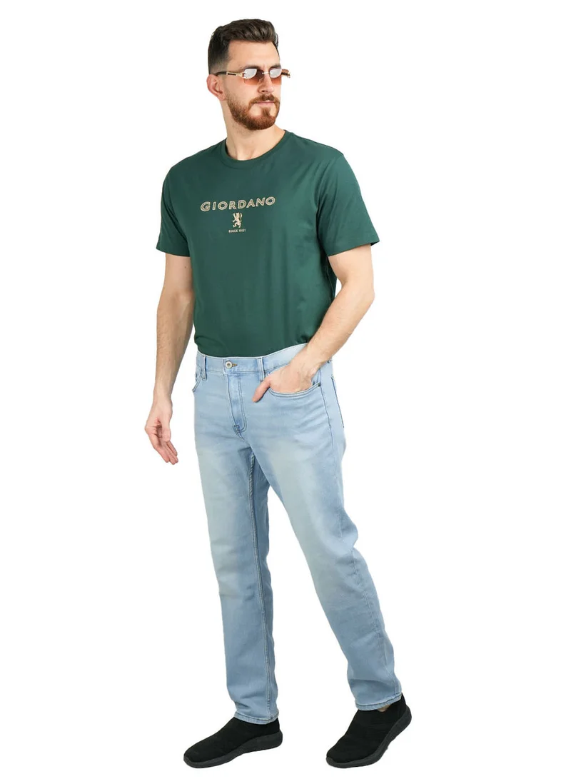 GIORDANO Men's Skinny Fit Tapered Jeans