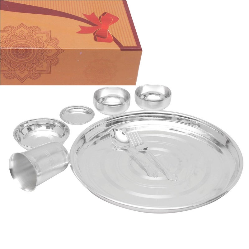 EMPIRE GIFT COLLECTION مجموعة هدايا إمباير - طقم من 8 قطع من أدوات المائدة المطلية بالفضة 12 بوصة، طقم أدوات مائدة للمطبخ - Image 4