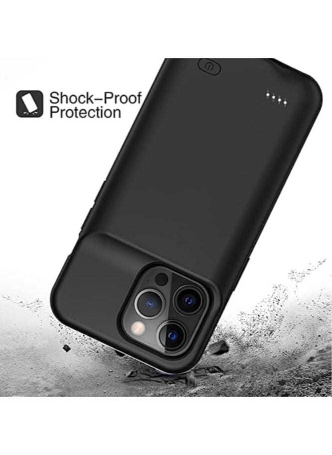 ELTRAZONE - Battery Case for iPhone 13 Pro, Portable Battery Pack, Rechargeable Smart Charger Case, External Battery Charging Case, 3500 mAh, Compatible with (iPhone 12). - Image 1