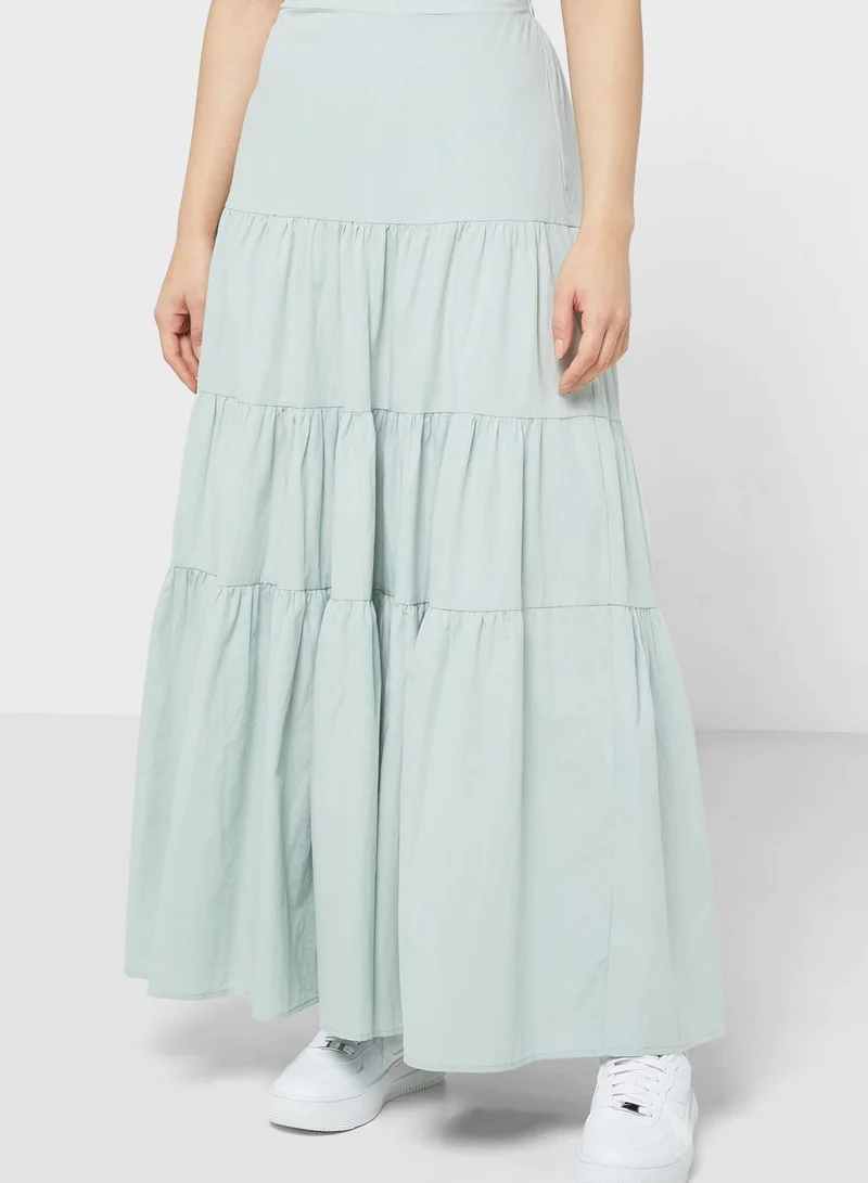 Ginger Tiered Skirt And Top Set