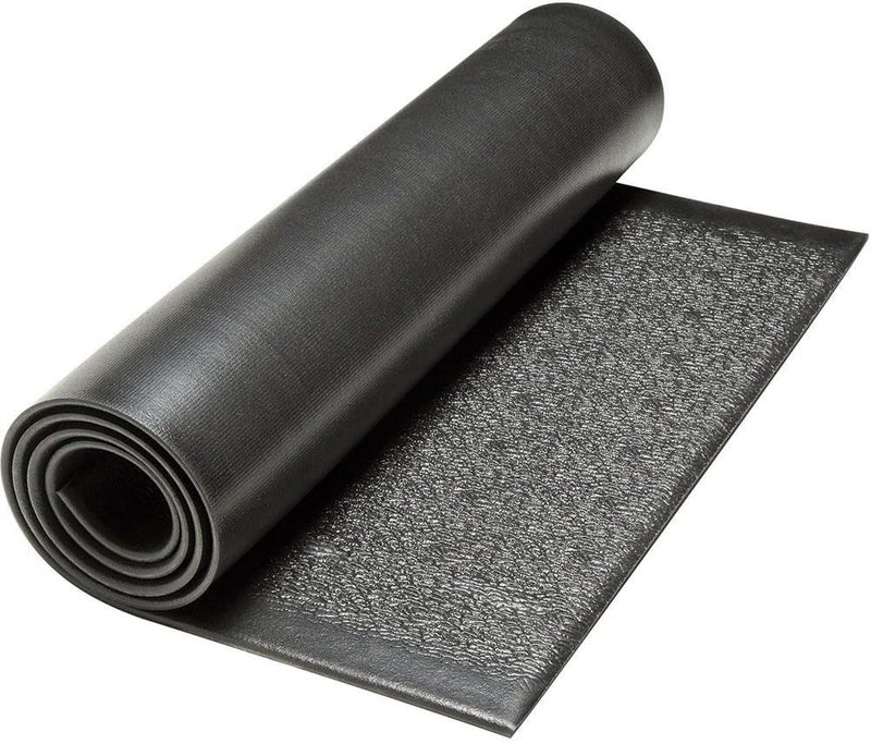ROCKLER ⅜” Thick Anti Fatigue Mats for Workshop w/ Beveled Anti-Trip Edges - Soft Vinyl Foam Mat for Workbench & Stationary Tools - Roll Out Mat w/ Pebble Grain Surface Finish - Unique Work Area Floor Mats - Image 1
