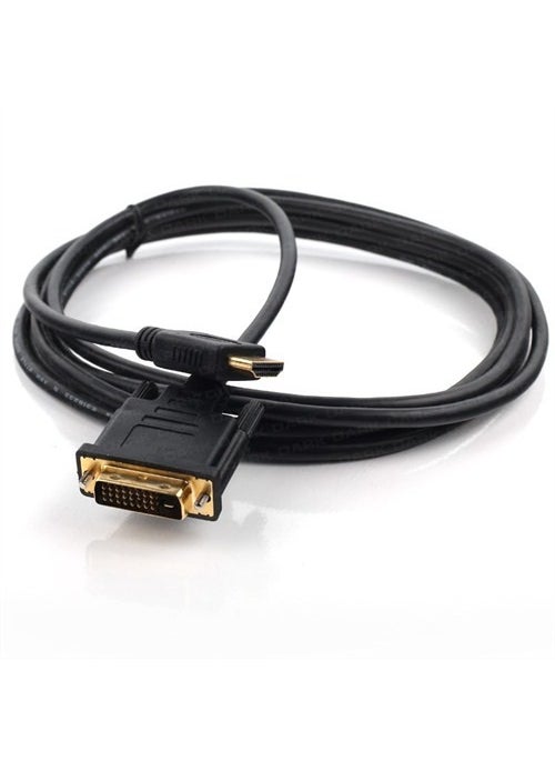 Dark - 3m DVI to HDMI Bidirectional Video Connection Cable - Image 1