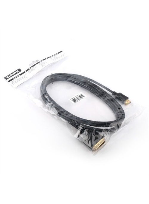 Dark - 3m DVI to HDMI Bidirectional Video Connection Cable - Image 1