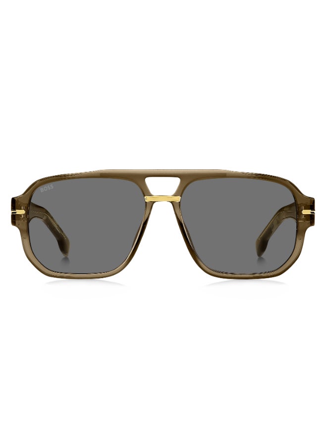 HUGO BOSS إطارات نظارات شمسية هوغو بوس مستطيلة - Image 3