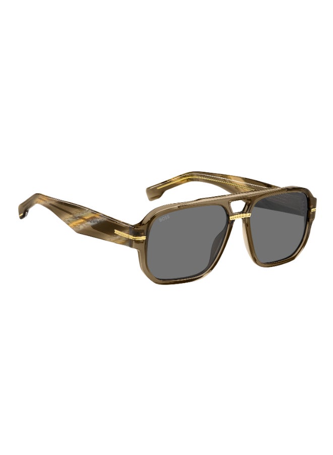 HUGO BOSS إطارات نظارات شمسية هوغو بوس مستطيلة - Image 2