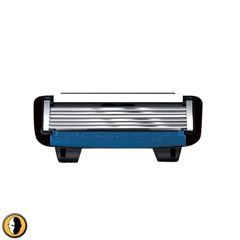 HeadBlade Men's HB6 Refill Shaving Razor Blades - 6 Stainless Steel Blades for No Tugging or Pulling, Shave Less, Works for Face, Body, and Scalp (4 Blades) 1 Pack - Image 5
