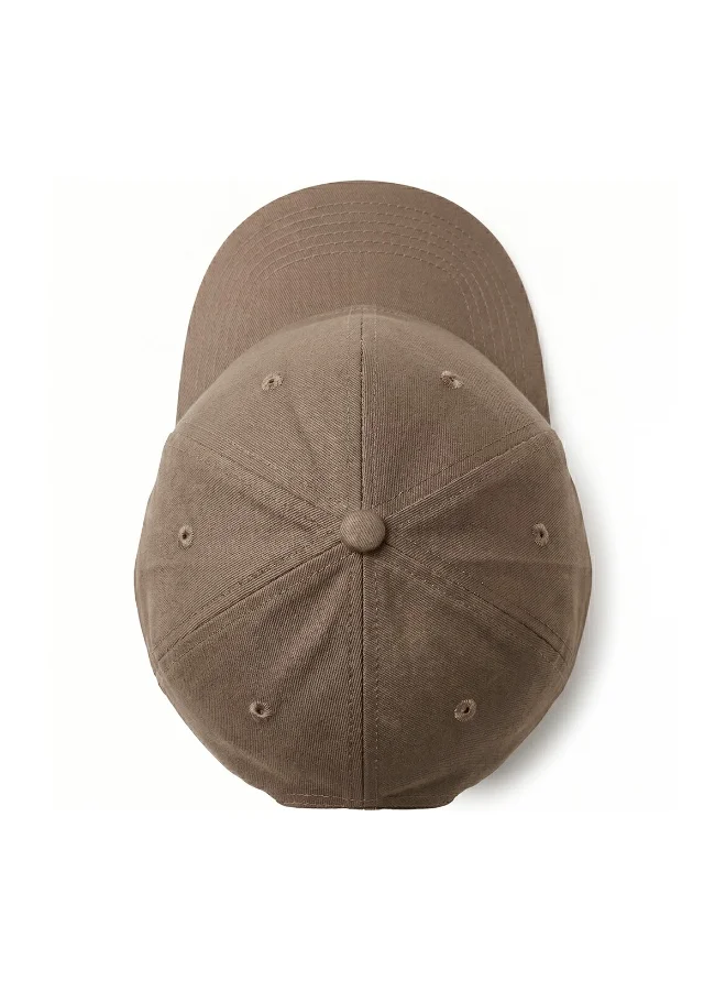 Mobcos Mobcos Cotton Baseball Cap Brown Mobcos 100% Cotton Adjustable Baseball Cap Brown Unisex Dad Hat for Running, Sports & Outdoor Activities  | Best Price UAE