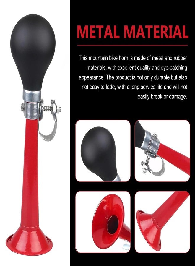 Dogary Air Horn for Bicycles, High Volume Warning Horn, Loud Squeeze Sound Bicycle Bell, Universal Biking Accessory for Adults & Kids, Fits Mountain Bikes, Beach Bikes & Most Bicycles (Red) - Image 4