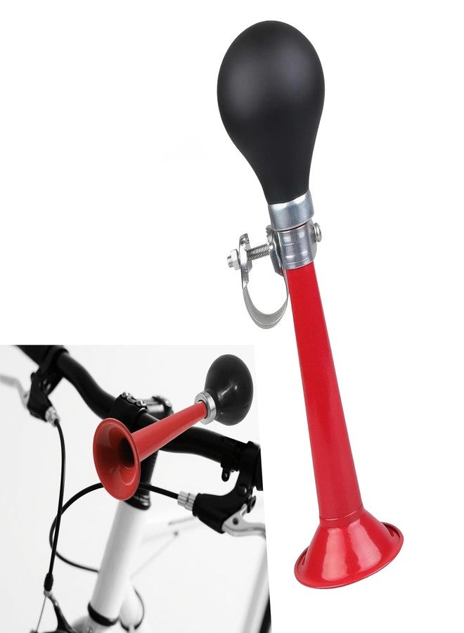 Dogary Air Horn for Bicycles, High Volume Warning Horn, Loud Squeeze Sound Bicycle Bell, Universal Biking Accessory for Adults & Kids, Fits Mountain Bikes, Beach Bikes & Most Bicycles (Red) - Image 1