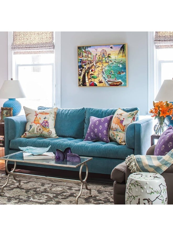 Lavievert لأفيفرت لغز 1000 قطعة للبالغين والأطفال - شاطئ، عطلة سعيدة - Image 3