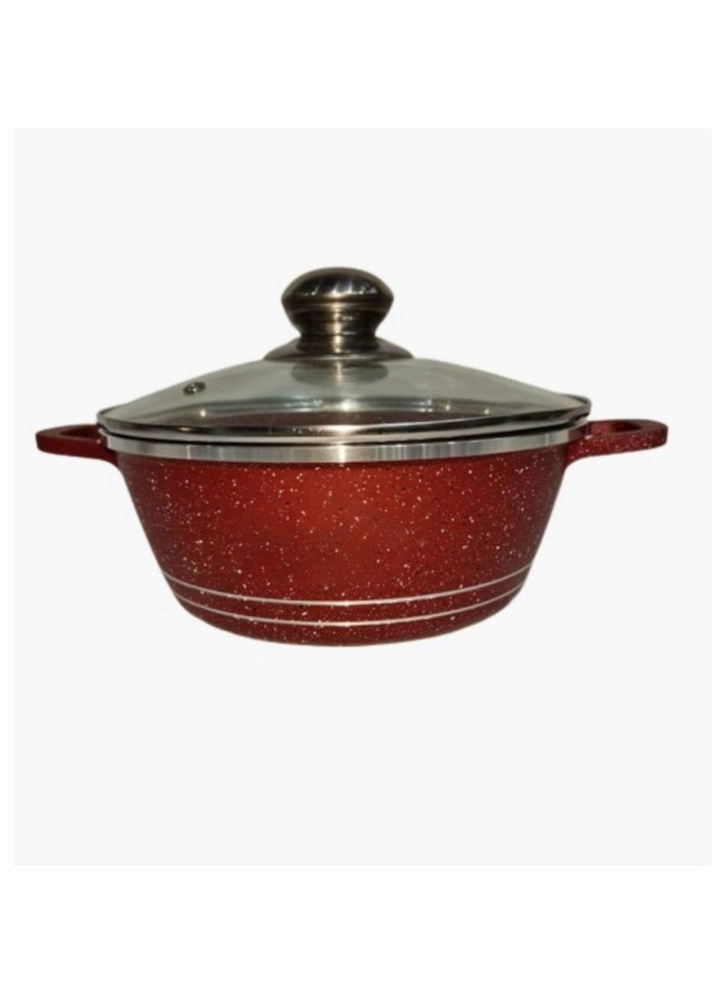 10 Pcs Non Stick Cooking Pots Aluminum Cookware Set with Glass Lid