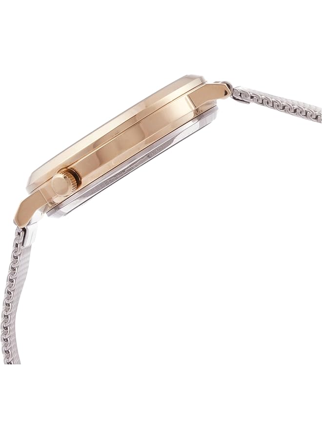 LORUS light champagne sunray dial analog quartz stainless steel watch for women rg276sx9 - Image 3