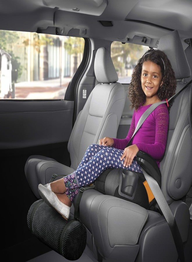 Swanoo Car Seat Foot Rest for Kids | Car Seat Accessories | Leg Rest for Car Seat Kids | Car Foot Rest with Extra Long Straps Adjusts to Any Carseat Or Toodlers Booster Seat Black by SWANOO - Image 2