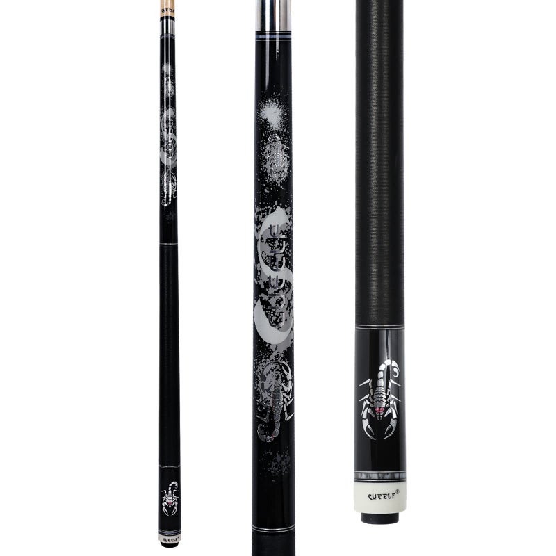 CUEELF Pool Cue Stick,Billiard Cue Sticks with Hard Case Low Deflection Shaft Professional Billiard Pool Cues Sticks 19.5-21 oz Cue Stick - Image 2