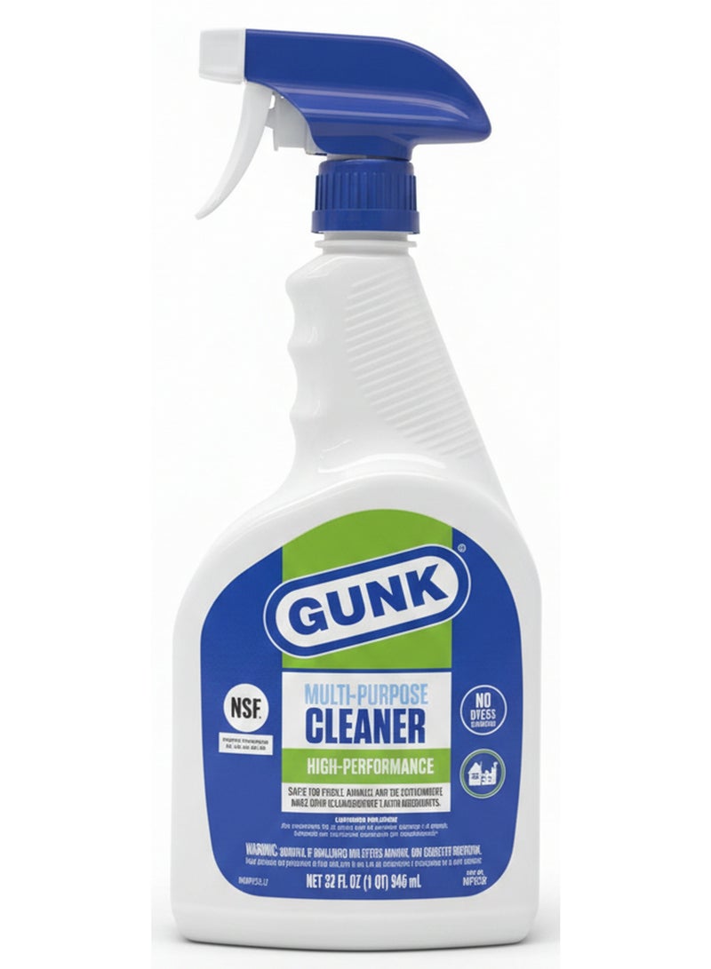 منظف ​​متعدد الأغراض عالي الأداء، خالٍ من الأصباغ والعطور، خيار أكثر أمانًا، 946 مل