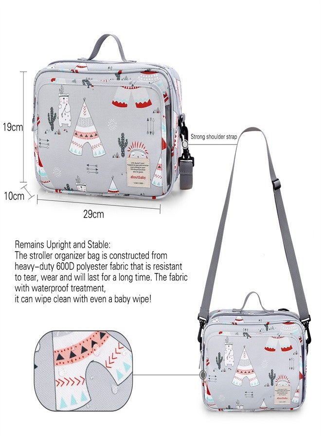 ABOUTBABY Baby Diaper Changing Clutch Kit - Polar Bear Grey Polar Bear grey  - Image 3