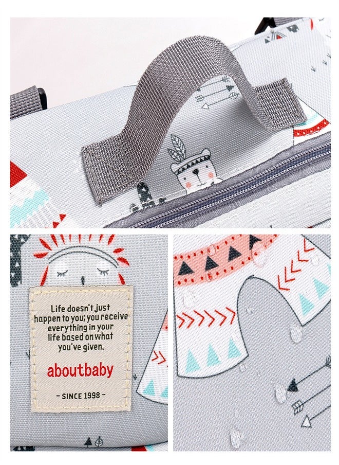 ABOUTBABY Baby Diaper Changing Clutch Kit - Polar Bear Grey Polar Bear grey  - Image 4