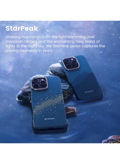 PITAKA pitaka for iPhone 16 Pro Max Case Compatible with MagSafe, Thin & Light Case iPhone 16 Pro Max with a Caseless Feel, 1500D Aramid Fiber Woven [Tactile Woven Case-Milky Way Galaxy]  - Image 3