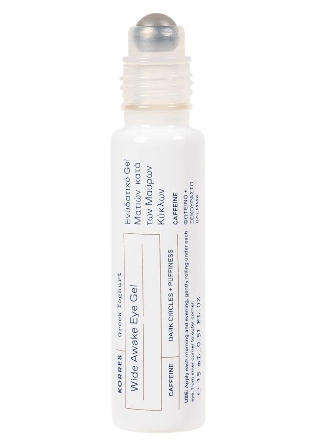 KORRES Greek Yoghurt Wide Awake Eye Gel, 0.51 fl. oz.  - Image 1