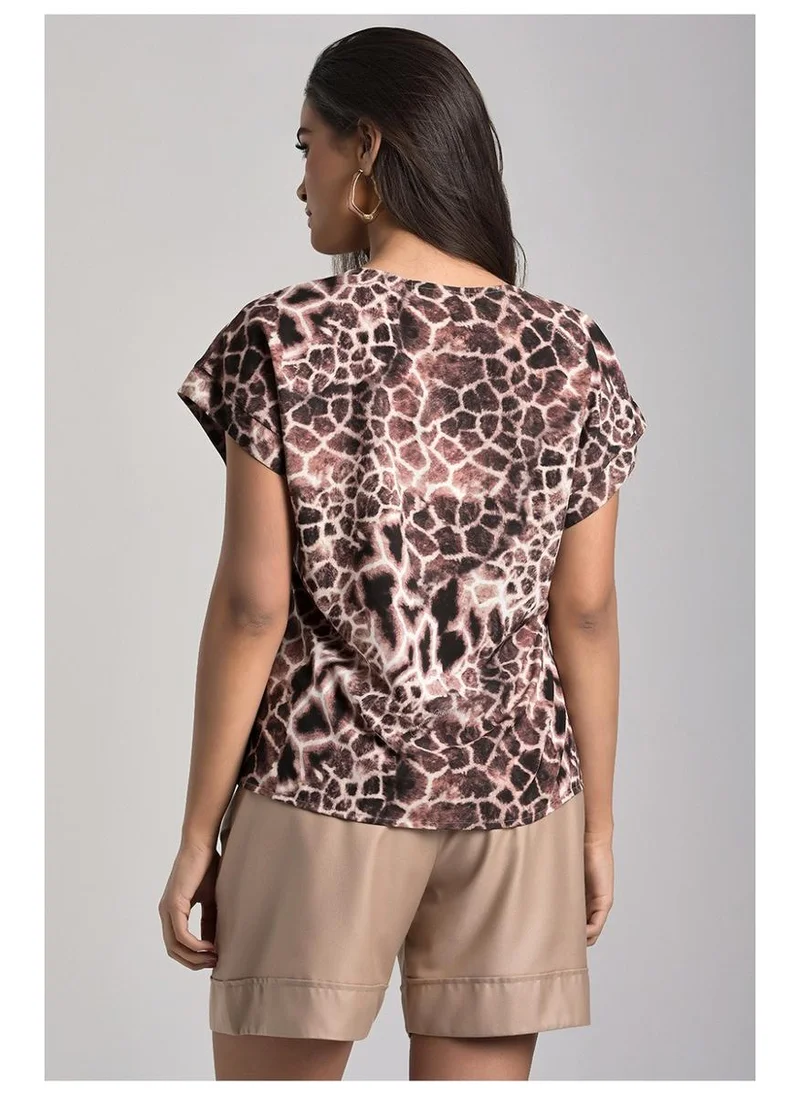 Carmen Steffens  Printed Armhole Cut Blouse for Women | Best Price UAE