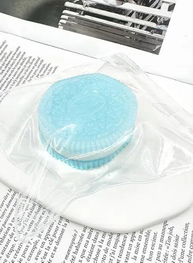 2PC Squishy Biscuit Stress Relief Toy,Pinch Decompression Toy, Realistic Sandwich Design for Anxiety & Relaxation, Perfect Desk Accessory & Fun Fidget Toy for Adults, Ideal for Stress Relief - Image 2