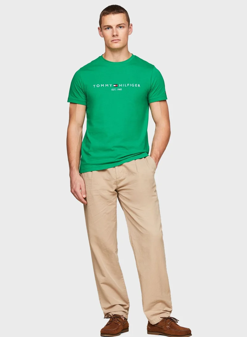 TOMMY HILFIGER Logo Crew Neck T-Shirt