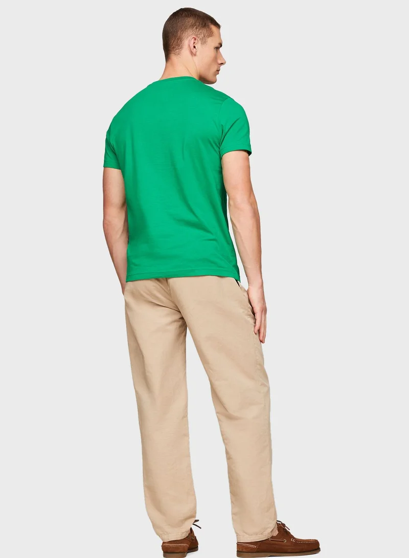 TOMMY HILFIGER Logo Crew Neck T-Shirt