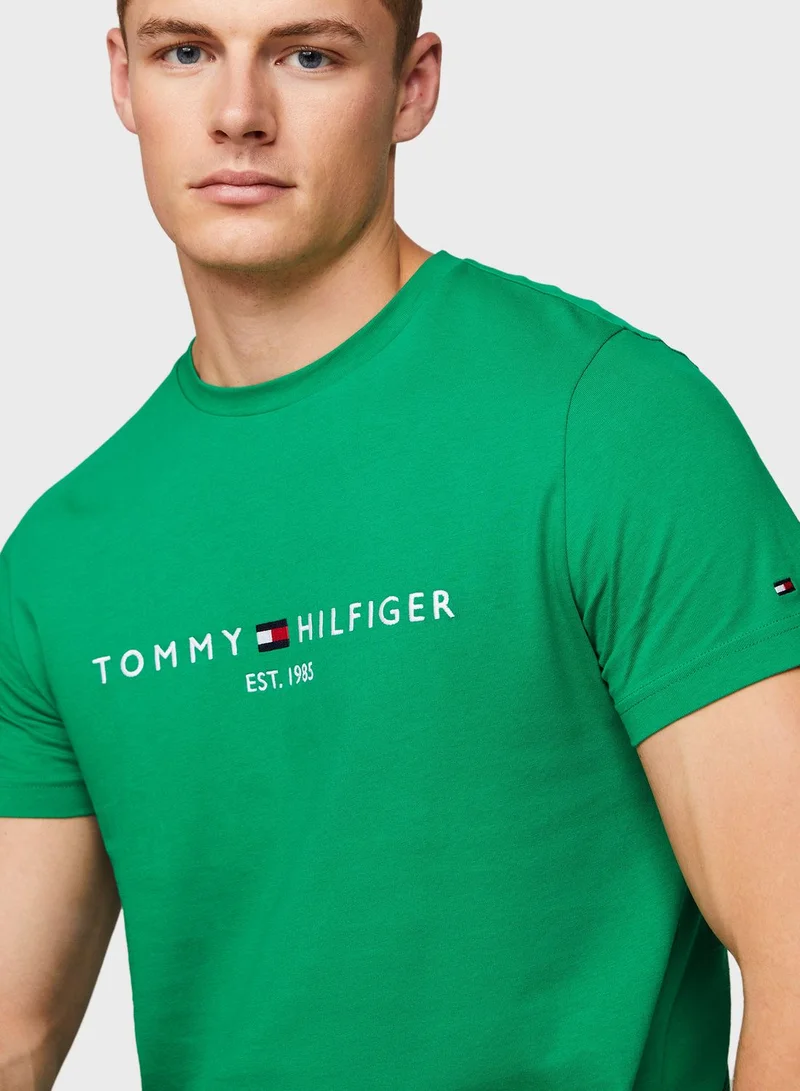 TOMMY HILFIGER Logo Crew Neck T-Shirt
