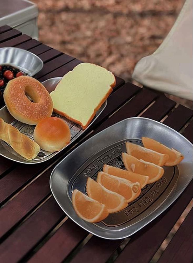 بيرفيي طبق الشواء في الهواء الطلق المطبخ التخييم السفر المحمولة أواني الطعام حاوية الغذاء - Image 5