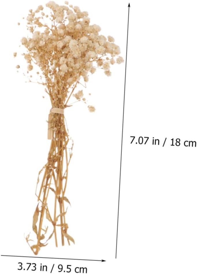 ABOOFAN 4pcs Bundles Faux Dried Babys Breath Flowers Natural Gypsophila Bouquets for Home Decor Weddings Parties Centerpieces and DIY Arrangements Floral Bundles - Image 2