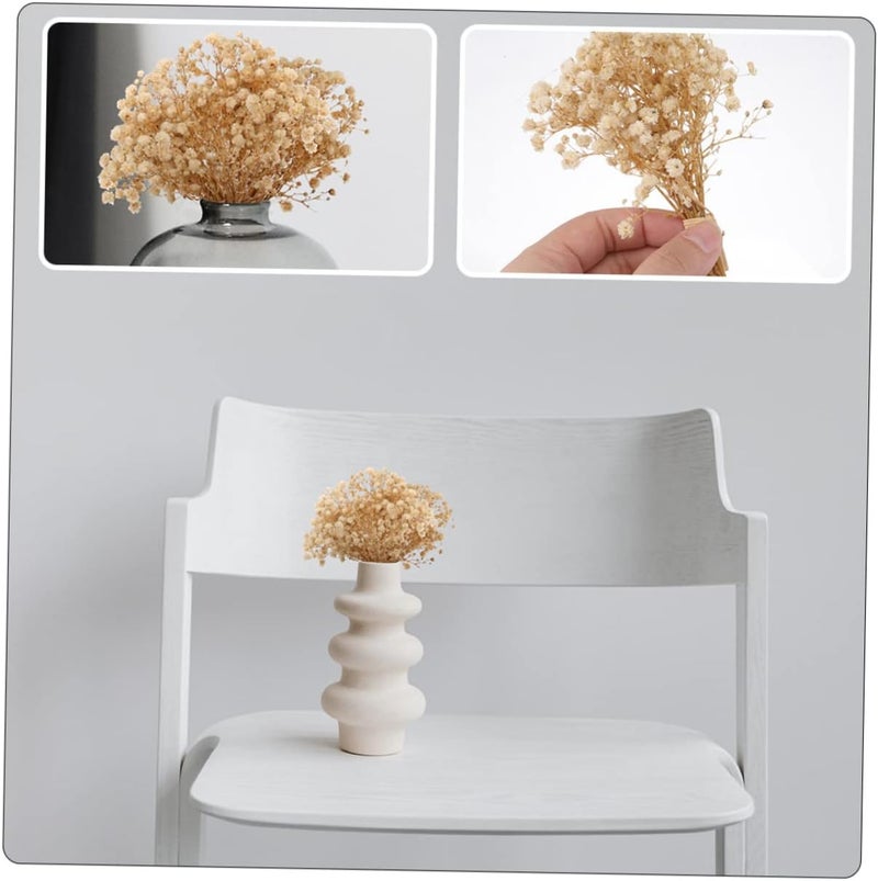 ABOOFAN 4pcs Bundles Faux Dried Babys Breath Flowers Natural Gypsophila Bouquets for Home Decor Weddings Parties Centerpieces and DIY Arrangements Floral Bundles - Image 4