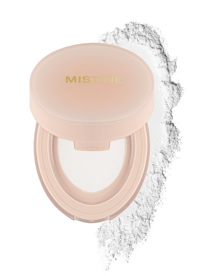 MISTINE Translucent Loose Setting Powder, Lightweight & Breathable Talc Free Translucent Powder, Brightens Skin,Blur Setting Powder, Semi-Matte Finish, Translucent White, 0.28 Oz - Image 1