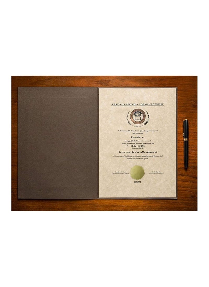 Generic - 100 Pieces Self-Adhesive Gold glitter stamp with sawtooth edge, graduation certificate stamp printed by Up to Date Egypt - Image 1