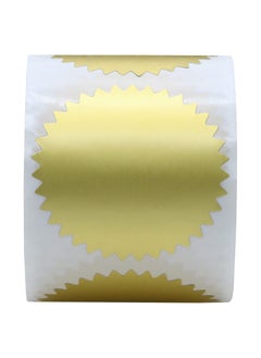 Generic 100 Pieces Self-Adhesive Gold glitter stamp with sawtooth edge, graduation certificate stamp printed by Up to Date Egypt  - Image 3
