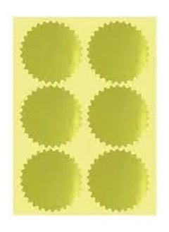 Generic 100 Pieces Self-Adhesive Gold glitter stamp with sawtooth edge, graduation certificate stamp printed by Up to Date Egypt  - Image 4