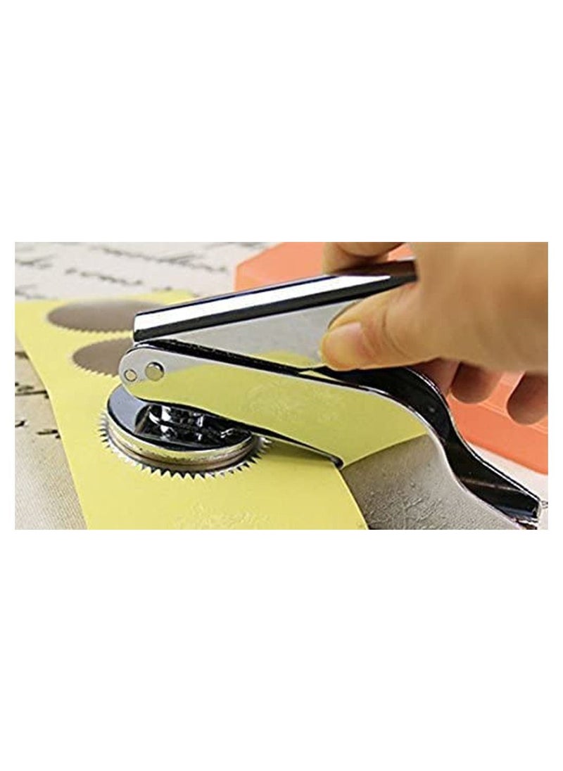 Generic - 100 Pieces Self-Adhesive Gold glitter stamp with sawtooth edge, graduation certificate stamp printed by Up to Date Egypt - Image 1