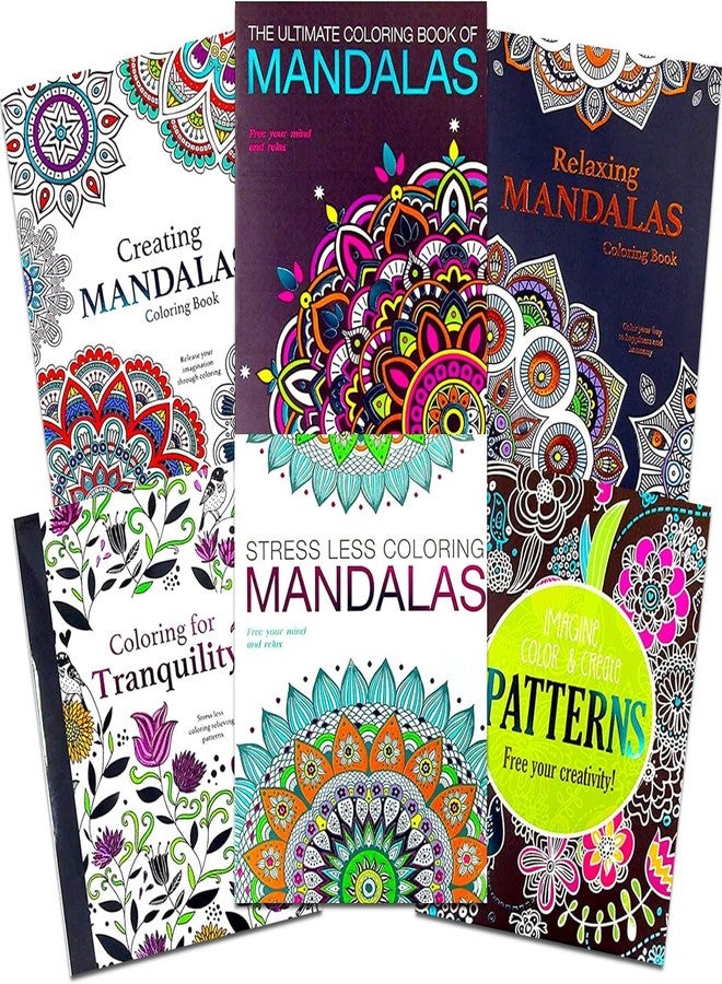 Crenstone 14 Pack Adult Coloring Super Set - Mandala Coloring Books for Adults Stress Relief Bundle Featuring Mandalas and More - Image 3