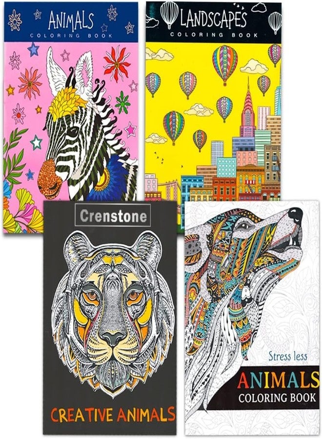Crenstone 14 Pack Adult Coloring Super Set - Mandala Coloring Books for Adults Stress Relief Bundle Featuring Mandalas and More - Image 2