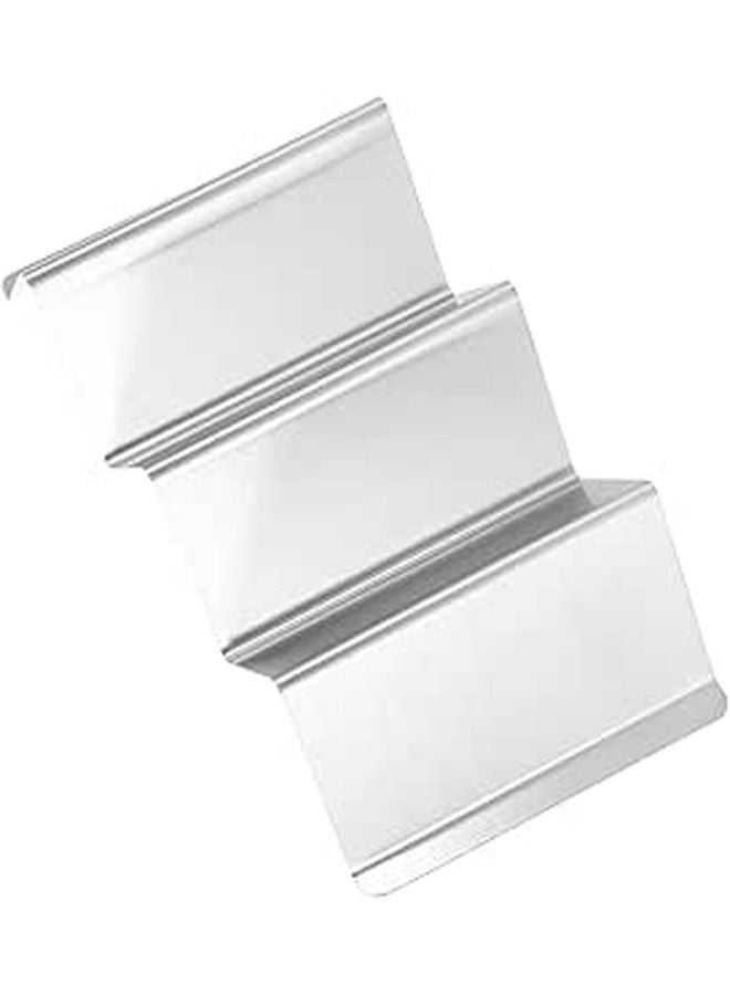 Wave Shaped Stainless Steel Taco Holder Stand Dishwasher Safe for Easy Serving - Image 1
