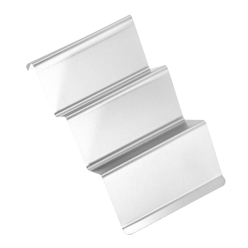 Wave Shaped Stainless Steel Taco Holder Stand Dishwasher Safe for Easy Serving - Image 2