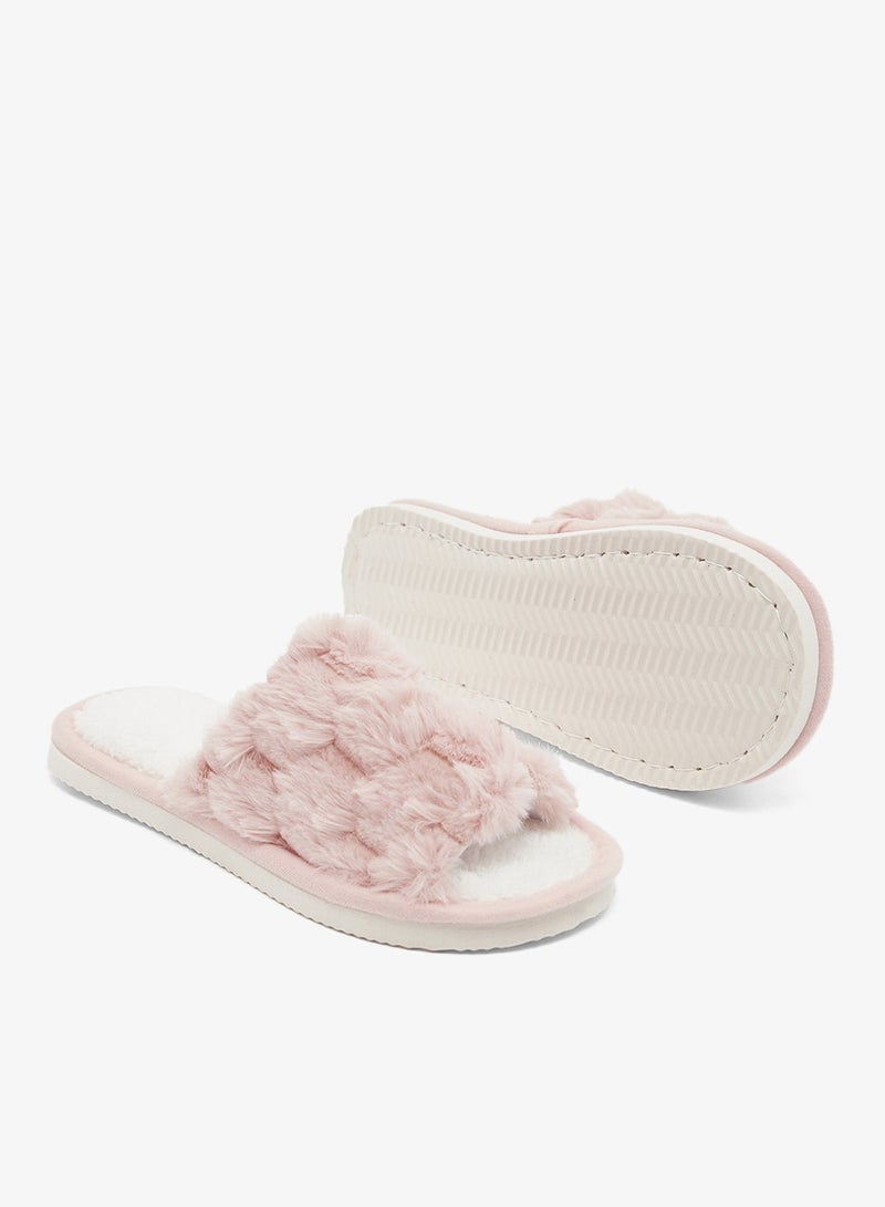 Ginger Quilted Textured Bedroom Slippers - Image 3