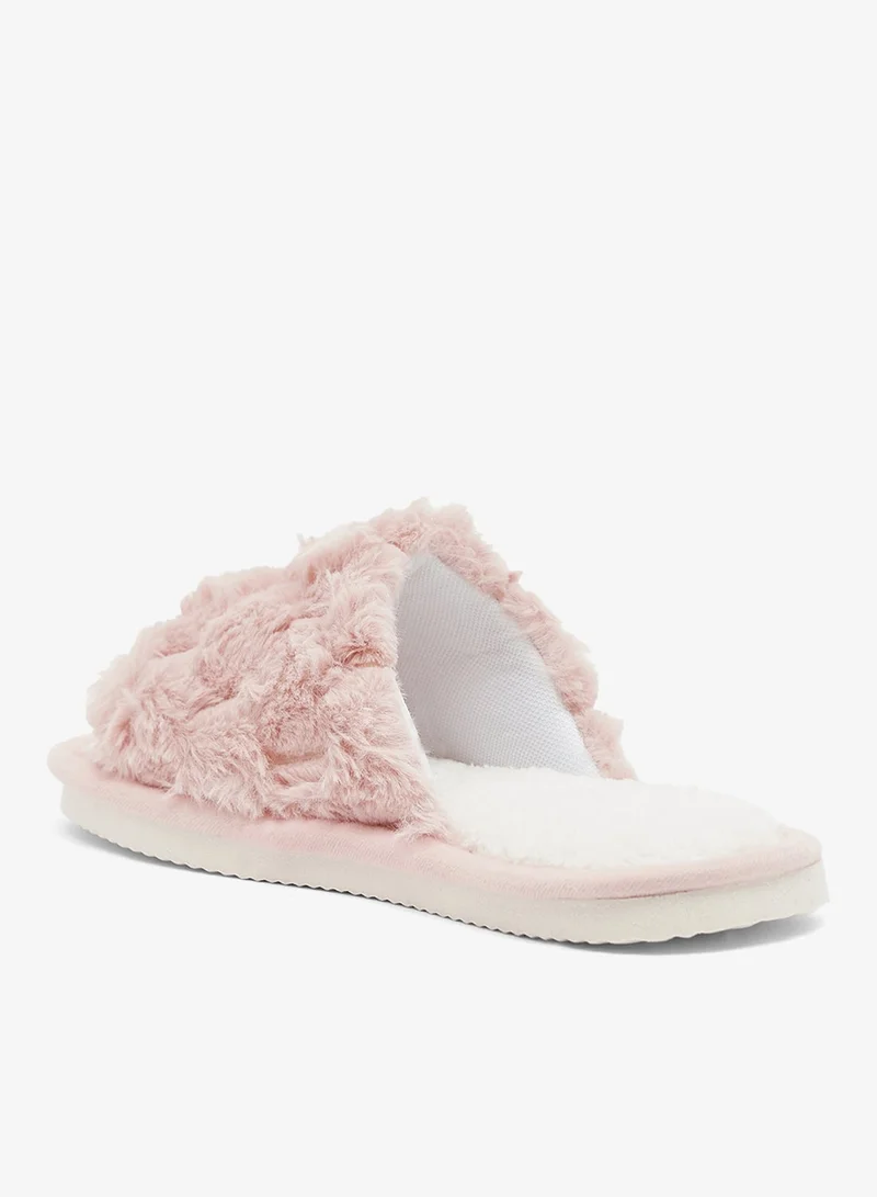 Ginger Quilted Textured Bedroom Slippers