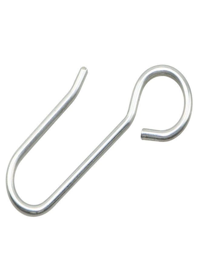 MEETOOT مجموعة خطافات ستائر معدنية على شكل حرف S من MEETOOT، 80 قطعة، خطافات ستائر سقفية، خطافات تعليق ستائر، إكسسوارات ستائر منزلية يمكنك تركيبها بنفسك، خطافات تعليق ستائر جدارية - Image 3