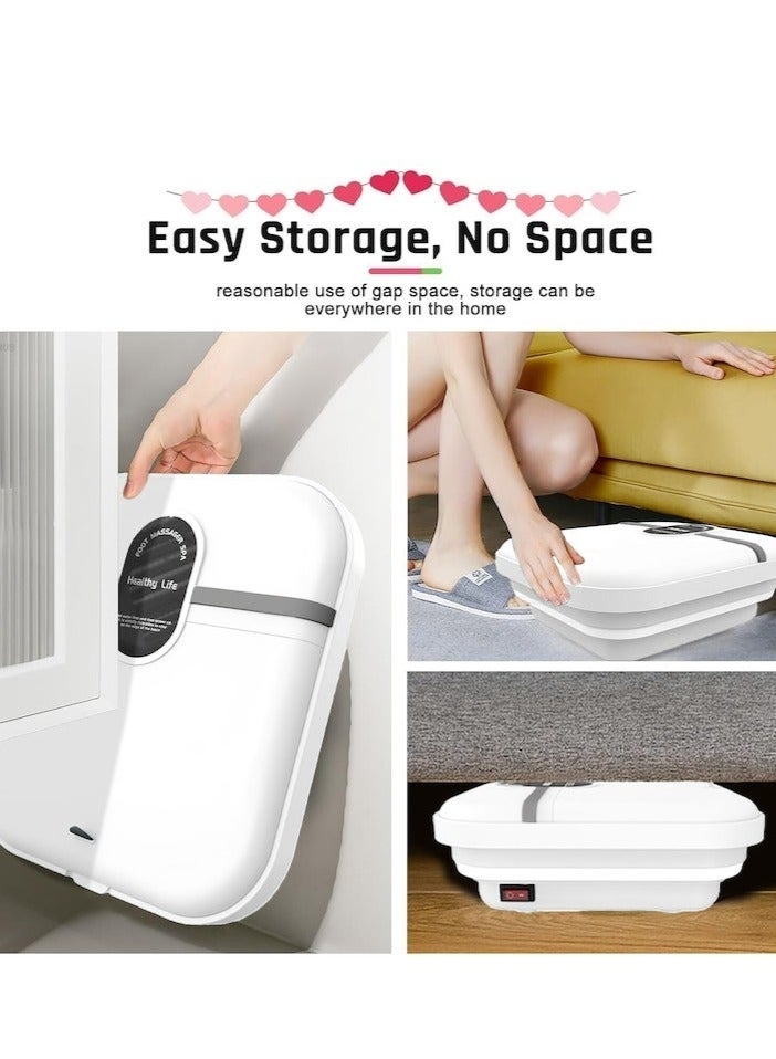 WALALLA Foot Spa Bath with 8 Massage Rollers,Collapsible Foot Spa with Heat,Foot Massager with Heat gifts for women men gifts for mom dad - Image 3
