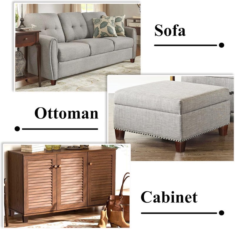 AORYVIC Wood Legs for Furniture 4 inch Sofa Legs Square Bed Legs Pack of 4 - Image 4