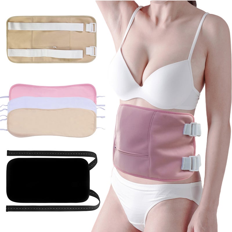 Castor Oil Pack Castor Oil Bag Leak-Proof Oil Organic Cotton Reusable Washable Essential Oil Care Auxiliary Bag - Image 2