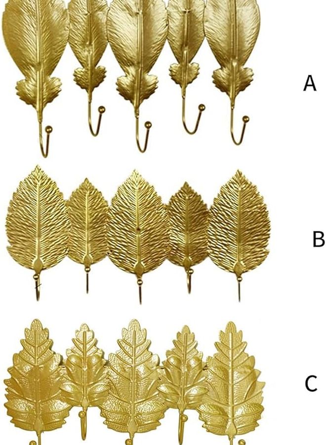 Nordic Golden Wall Hook For Coat Clothes Hanger Entryway Bedroom Bathroom Easy Installation - Image 4